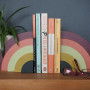 Bookends, rainbow bookends