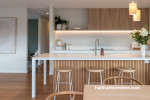 Kitchen, neutral kitchen, kitchen featuring timber panelling