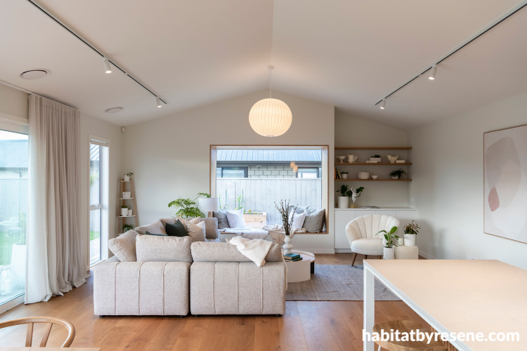 Open plan kitchen, dining and living room