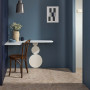 Blue corner study desk