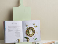 This DIY cookbook holder is a recipe for success