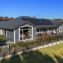 Home exterior painted in Resene Half Tuna