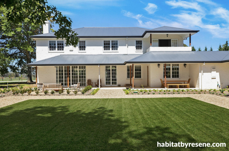 House exterior painted in Resene Quarter Spanish White