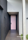 Entranceway painted in Resene Paper Doll and Resene Woodsman Whitewash