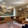 Living room painted in Resene Wheatfield