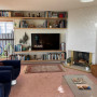 Living space painted in Resene Wheatfield