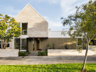 Clever design and soft tones for a compact home