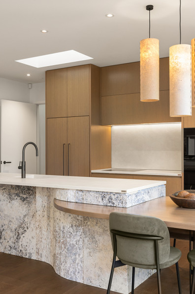 Clever design and soft tones for a compact home Clever design and soft tones for a compact home