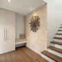 Neutral entranceway featuring walls in Resene Half Wan White