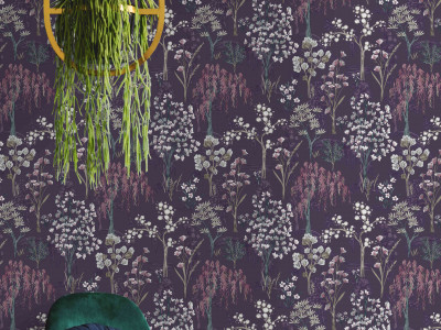 How to create a chic and elegant space using purple