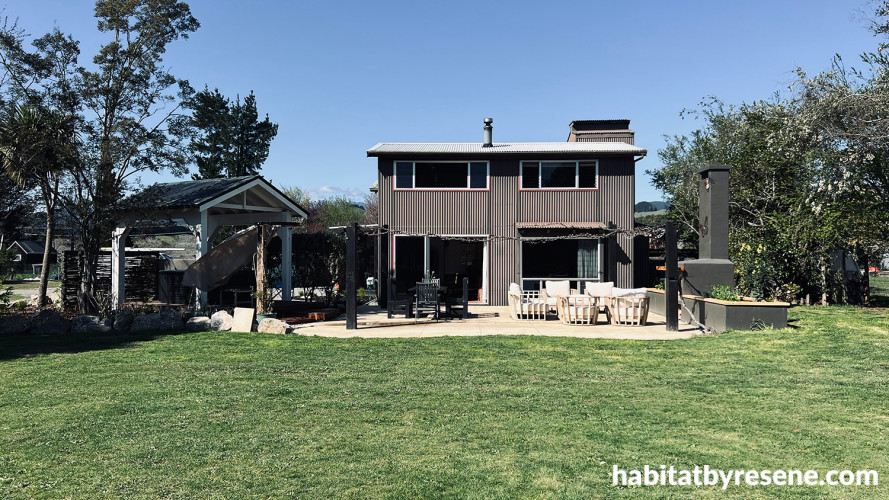 Exterior, house exterior, exterior painted in Resene Masala