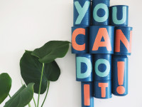 You can do it! Try this inspiring DIY