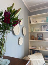 Living area featuring Resene Half Periglacial Blue and Resene Alabaster