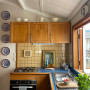 Kitchen featuring Resene Quarter Thorndon Cream