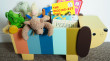 Making storage fun: How to make and paint your own DIY dog toybox