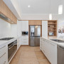 Kitchen featuring cabinets in Resene Double Alabaster
