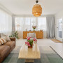 Living room walls painted in Resene Wan White