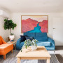 Living room, neutral living room, living room featuring Resene Half Bianca