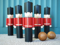 The sweetest battalion: DIY Christmas skittles