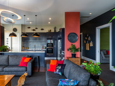 Bold and beautiful: A Wellington home bathed in colour