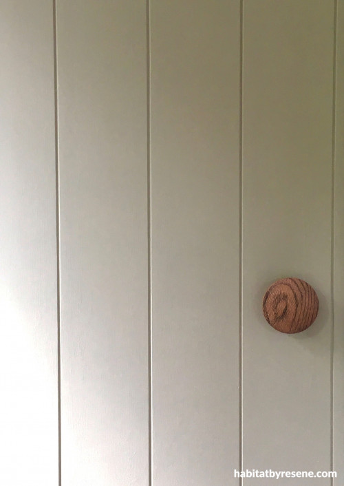 Pantry, pantry door, light brown pantry door