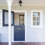 Front door, charcoal front door