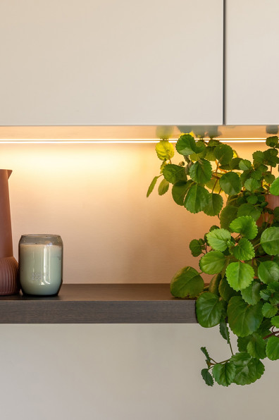 Warm neutrals and blush hues bring this Oratia home to life Warm neutrals and blush hues bring this Oratia home to life