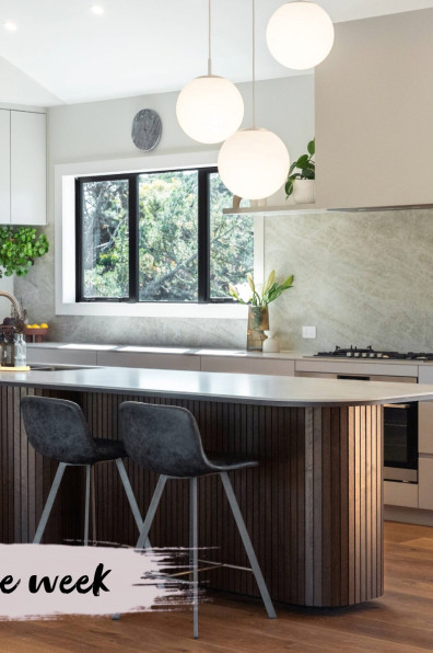 Warm neutrals and blush hues bring this Oratia home to life