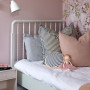 Girl's bedroom featuring Resene Blanched Pink