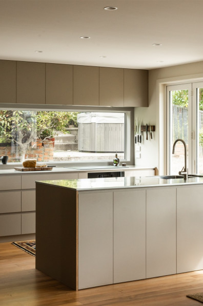 Warm neutrals and earthy greens for a nature-inspired Wellington home Warm neutrals and earthy greens for a nature-inspired Wellington home