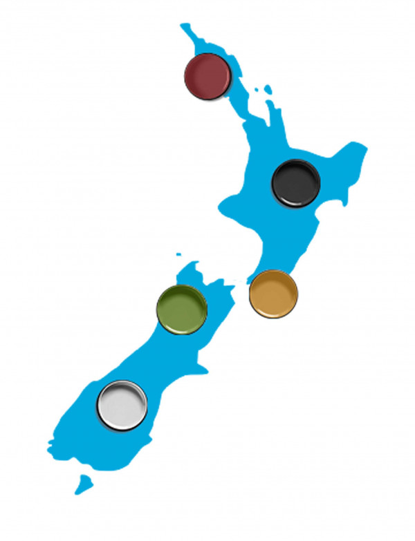 stock vector map of new zealand 114815542