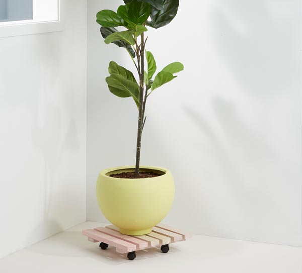 DIY plant caddy Habitat by Resene