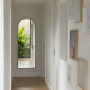 Hallway, neutral hallway, white hallway, hallway featuring Resene Half Sea Fog