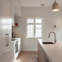Kitchen, neutral kitchen, white kitchen, kitchen featuring Resene Half Wan White