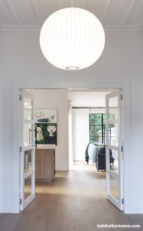 Entranceway, open plan entranceway, white entranceway