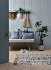 Blue entranceway