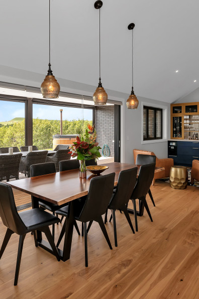 Charming colour, bold wallpaper and rolling hills in Kaiwaka