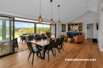 Dining room featuring light grey walls