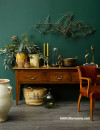 Green paint, Dark Green Paint, Heritage interior design, Resene Mother Nature, Vintage, Antiques