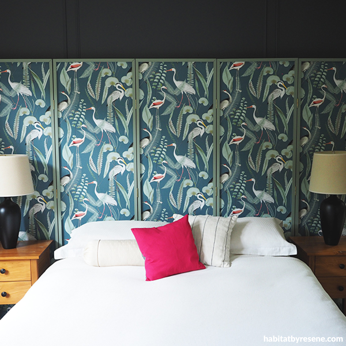 How to create a patterned DIY headboard | Habitat by Resene