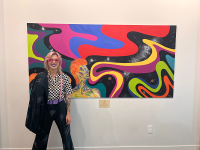 Auckland exhibition ‘Psychedelic Sways and Street Punk Ways’ stuns in Resene colours