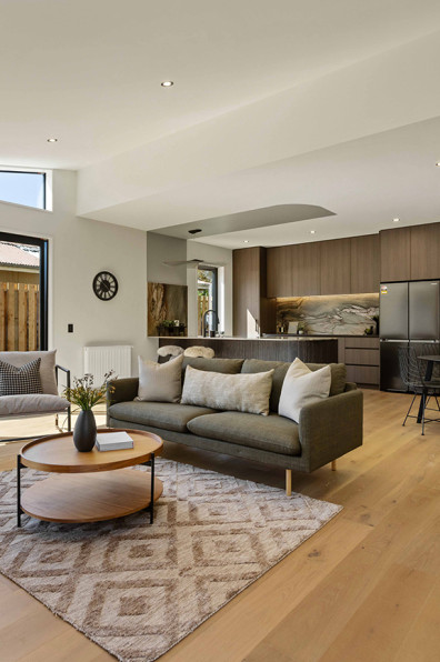 Calm, sculptural living in Wānaka Calm, sculptural living in Wānaka