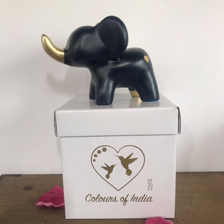 Be in to win a beautiful ceramic elephant from artist Ema Frost, valued at $195