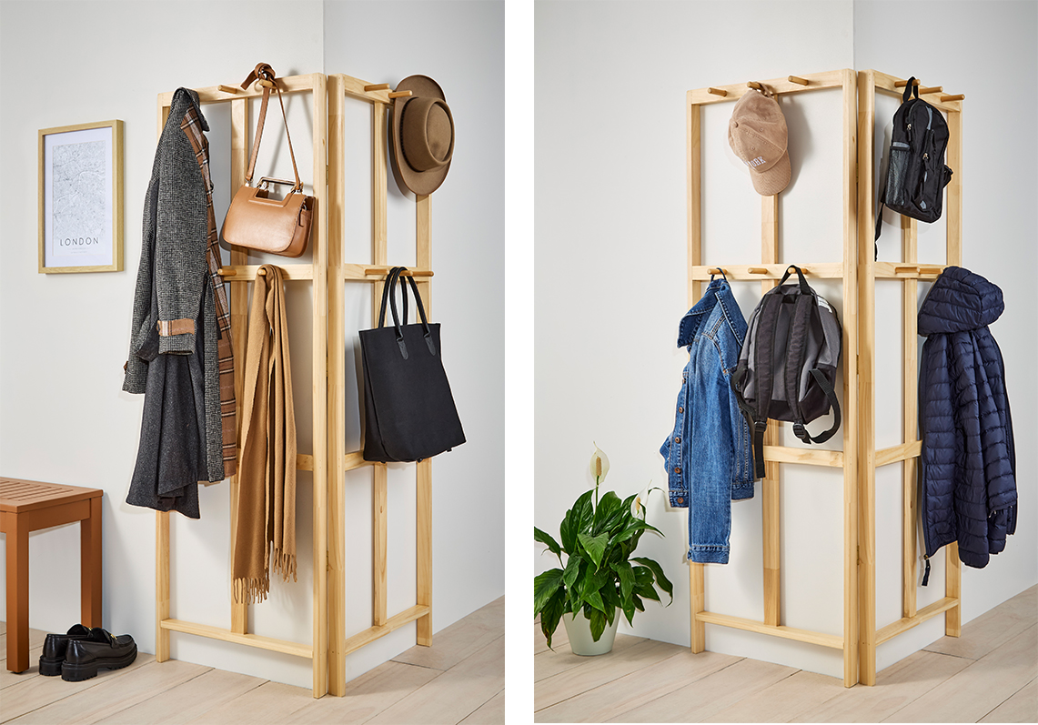 How to make a corner clothes rack | Habitat by Resene