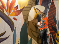 Oversized art – Xana Denruyter's paint by a thousand litres 