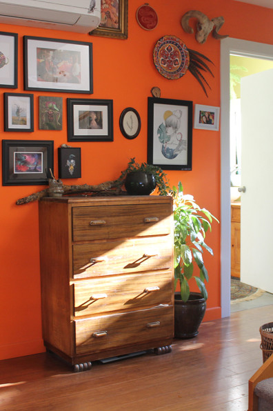 A maximalist mid-century home brought to life with colour and hard work