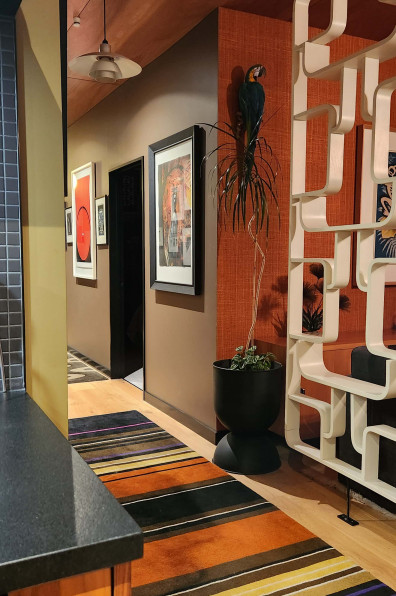 A bold and beautiful mid-century inspired home A bold and beautiful mid-century inspired home