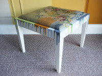 Pourfect perch: A DIY paint drip stool 