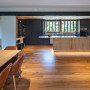 Open-plan kitchen, kitchen featuring wooden floors