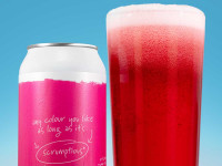 A colourful brew in a Resene-inspired hue: Garage Project and Resene join forces for Scrumptious drink